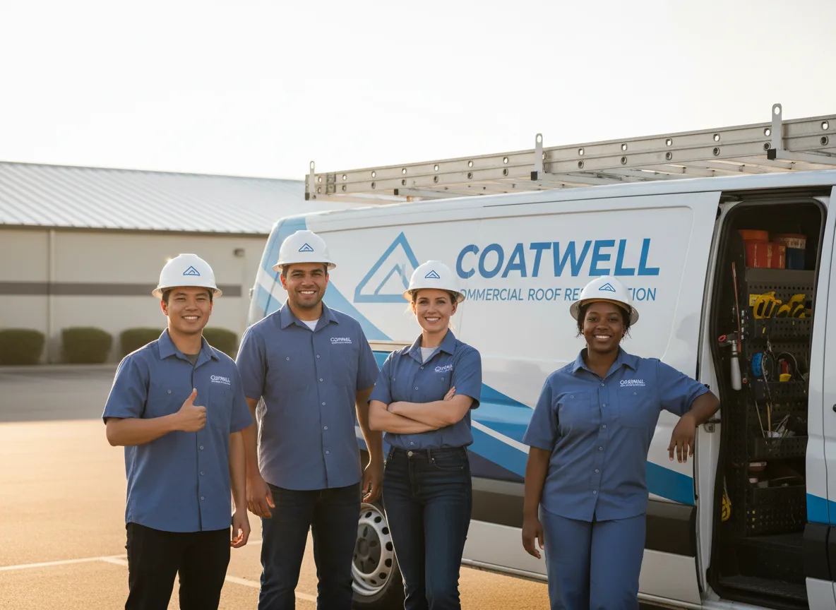 Commercial roof coating company in New Holland, IL